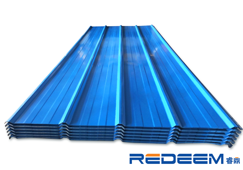 Blue color coated roll