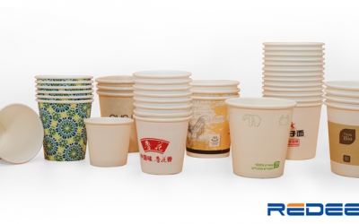 Salad box, coffee cup