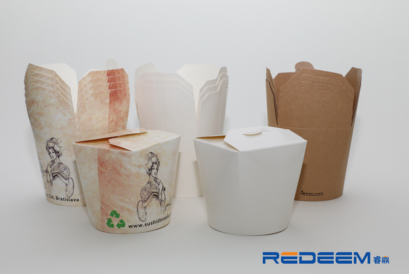 Salad box, coffee cup